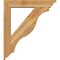 Ekena Millwork Funston Traditional Rough Sawn Bracket w/ Offset Brace, Western Red Cedar, 6"W x 30"D x 34"H BKT0604X30X34FST01RWR - alternate 2